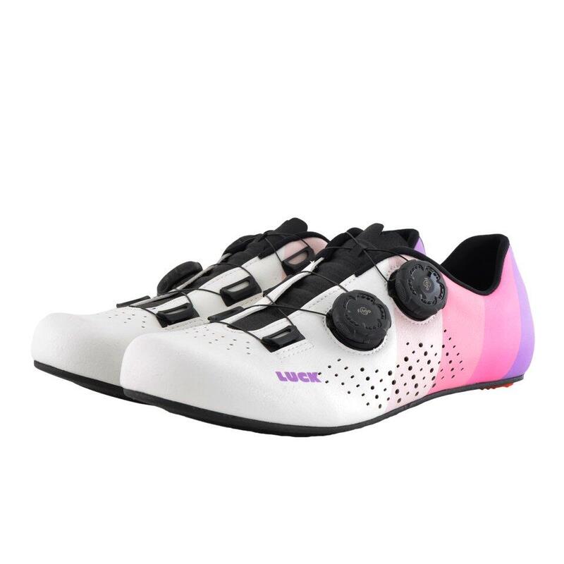 Sapatos Mulher de ciclismo de estrada Luck Genius Woman Branco