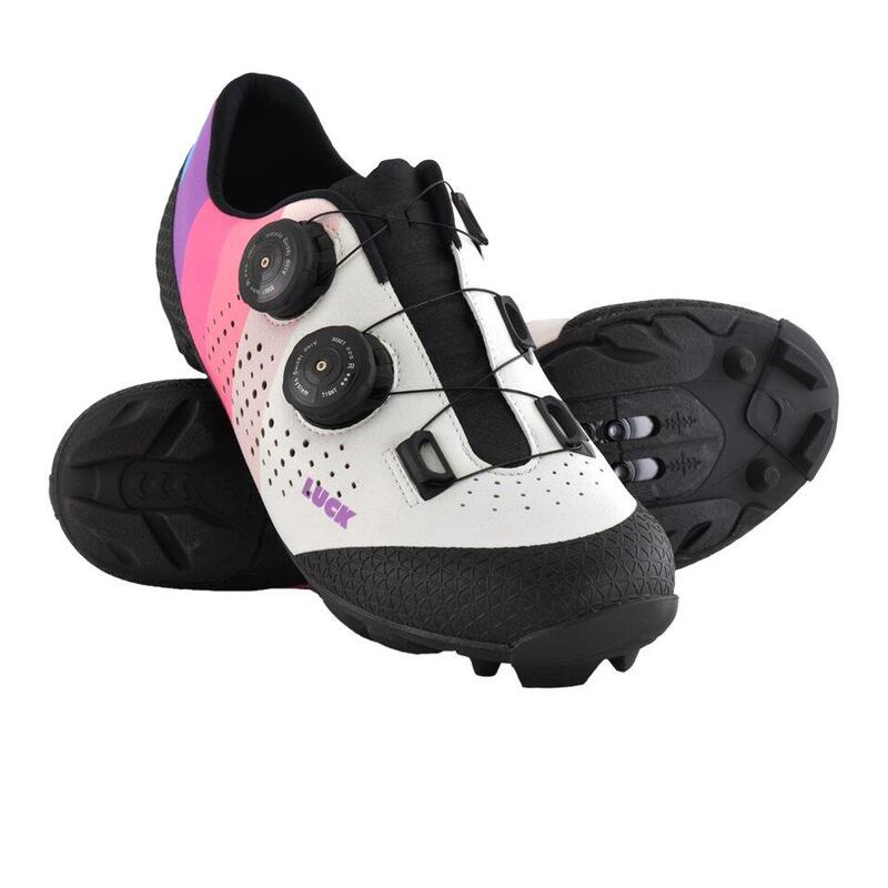 Sapatos Mulher de ciclismo BTT Luck Galaxy Woman branco