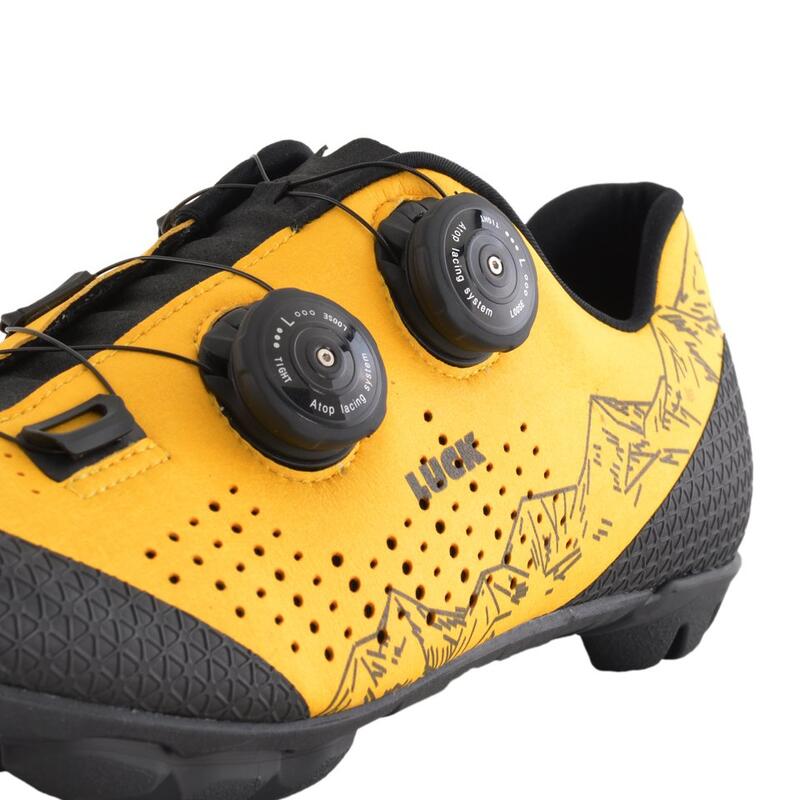 Sapatos de ciclismo BTT Luck Phantom Amarelo Montanha