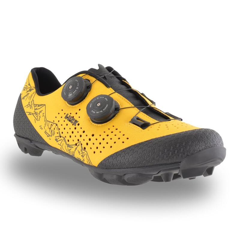 Sapatos de ciclismo BTT Luck Phantom Amarelo Montanha