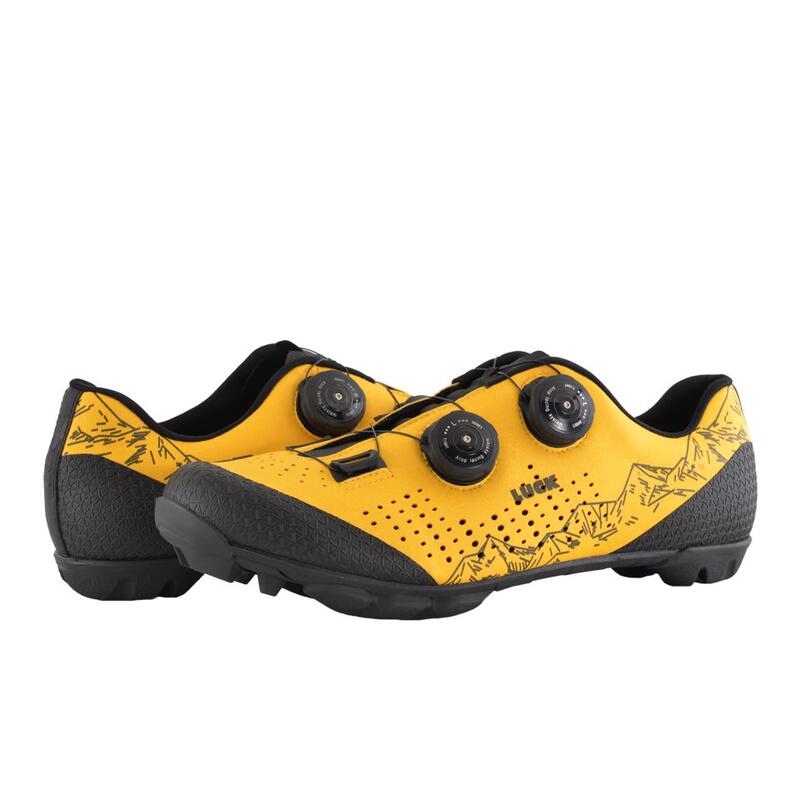 Zapatillas Ciclismo MTB Luck Phantom Montañas Amarillas