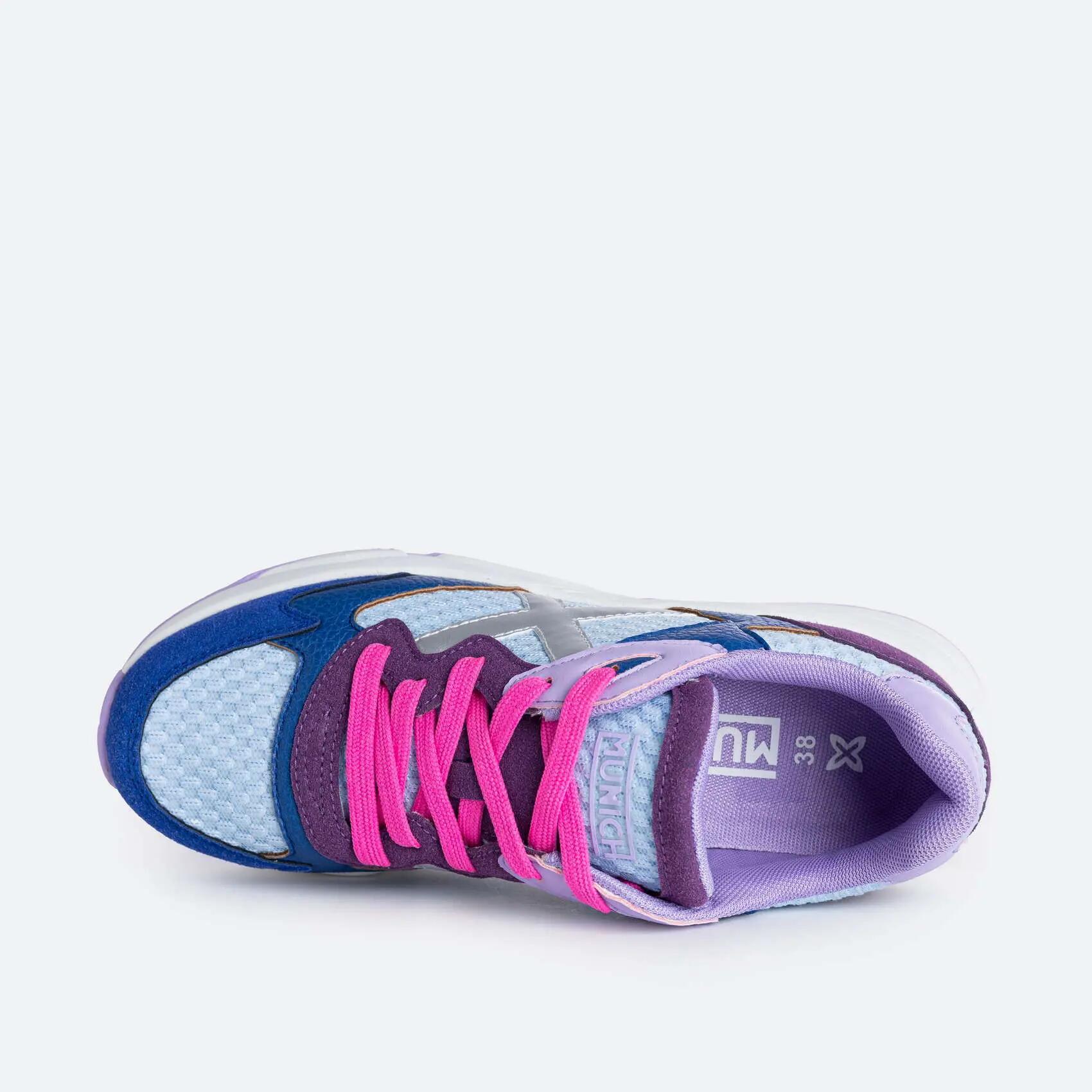 Zapatilla casual MUNICH Mali para mujer azul 3/5