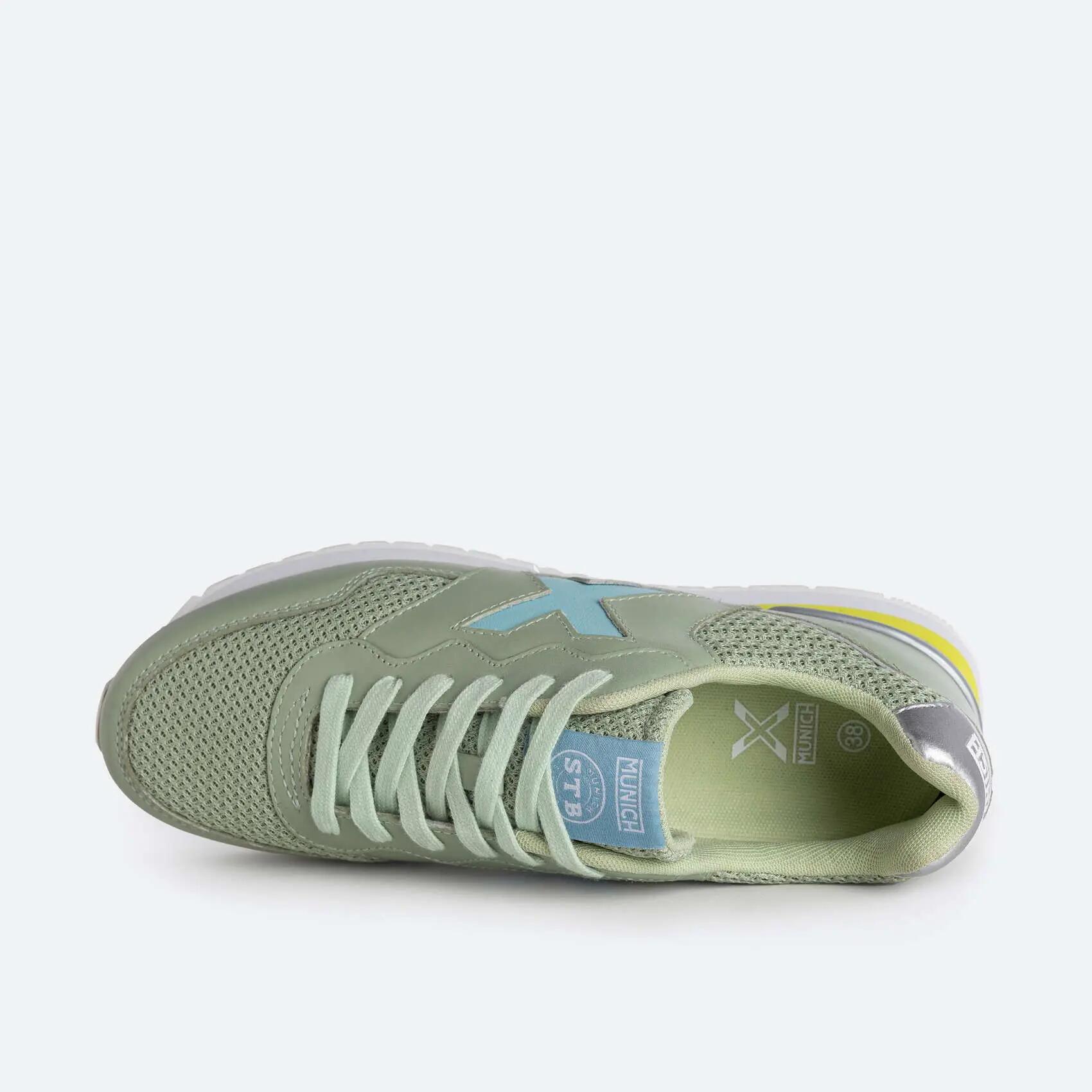 Zapatilla casual MUNICH Dash Wmn para mujer verde 3/5