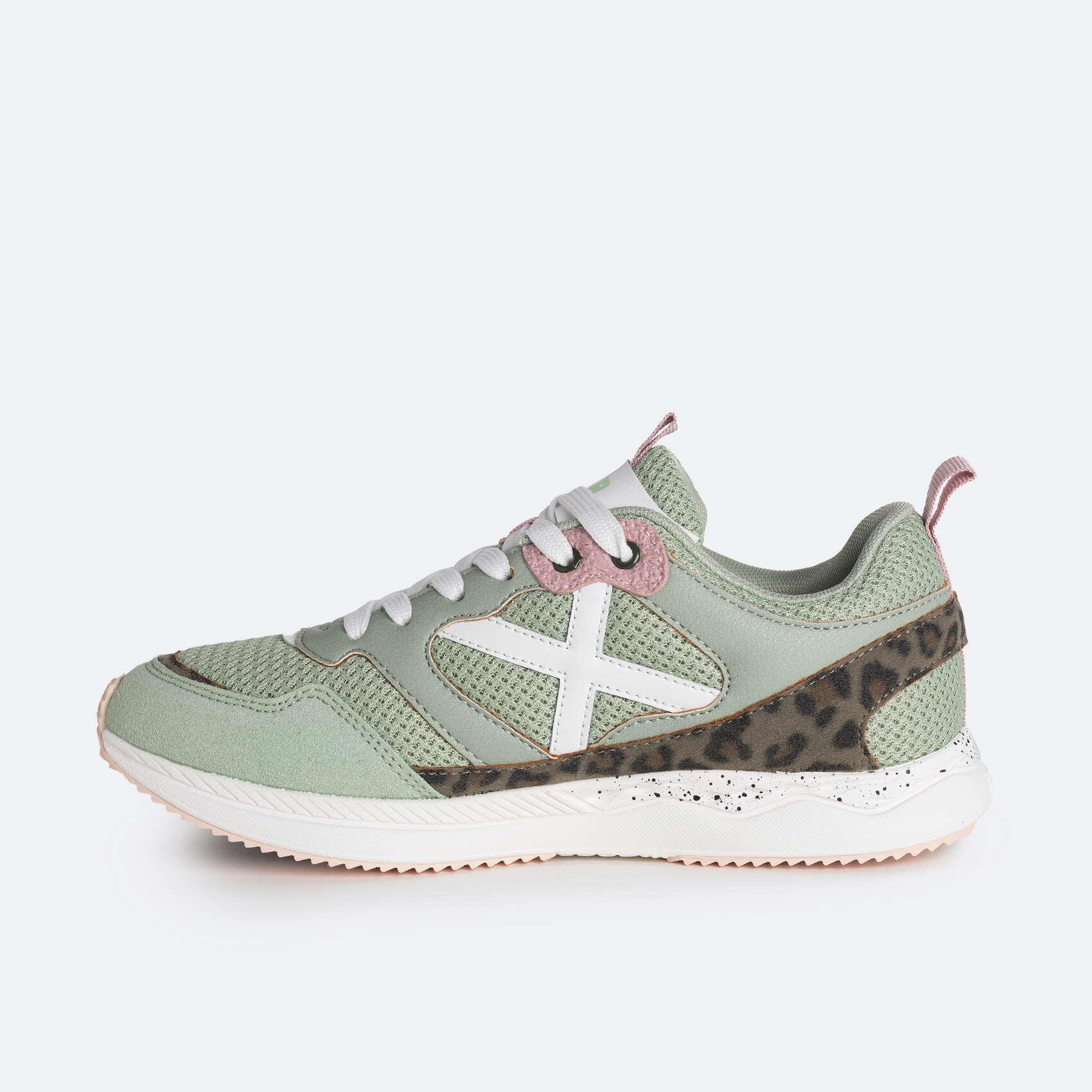 Zapatilla casual MUNICH Clash adulto verde 2/5