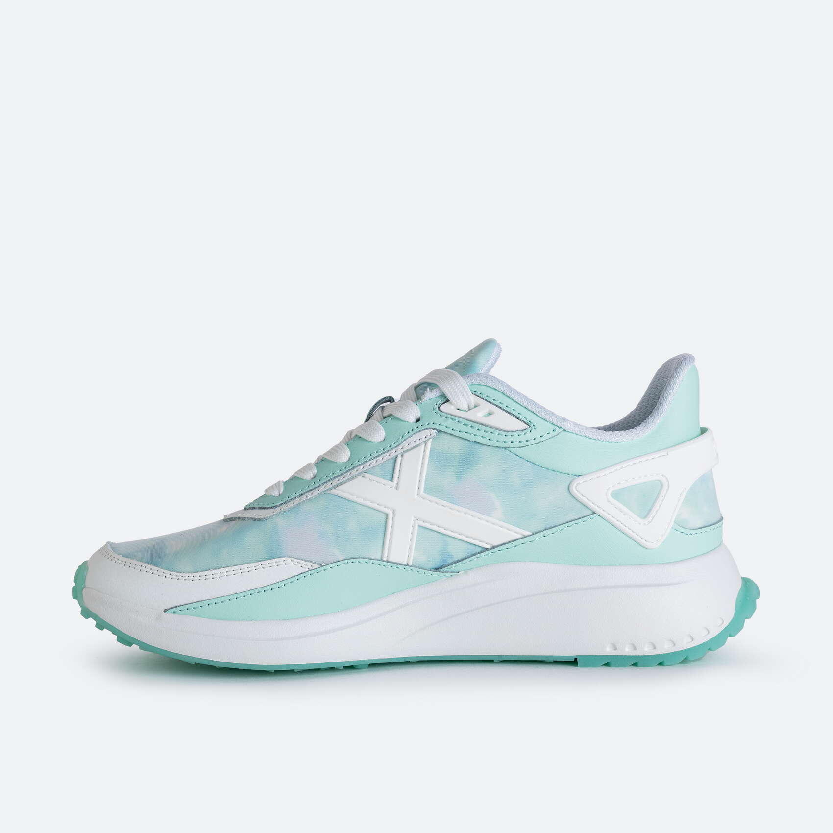 Zapatilla casual MUNICH TIP para mujer celeste 2/5