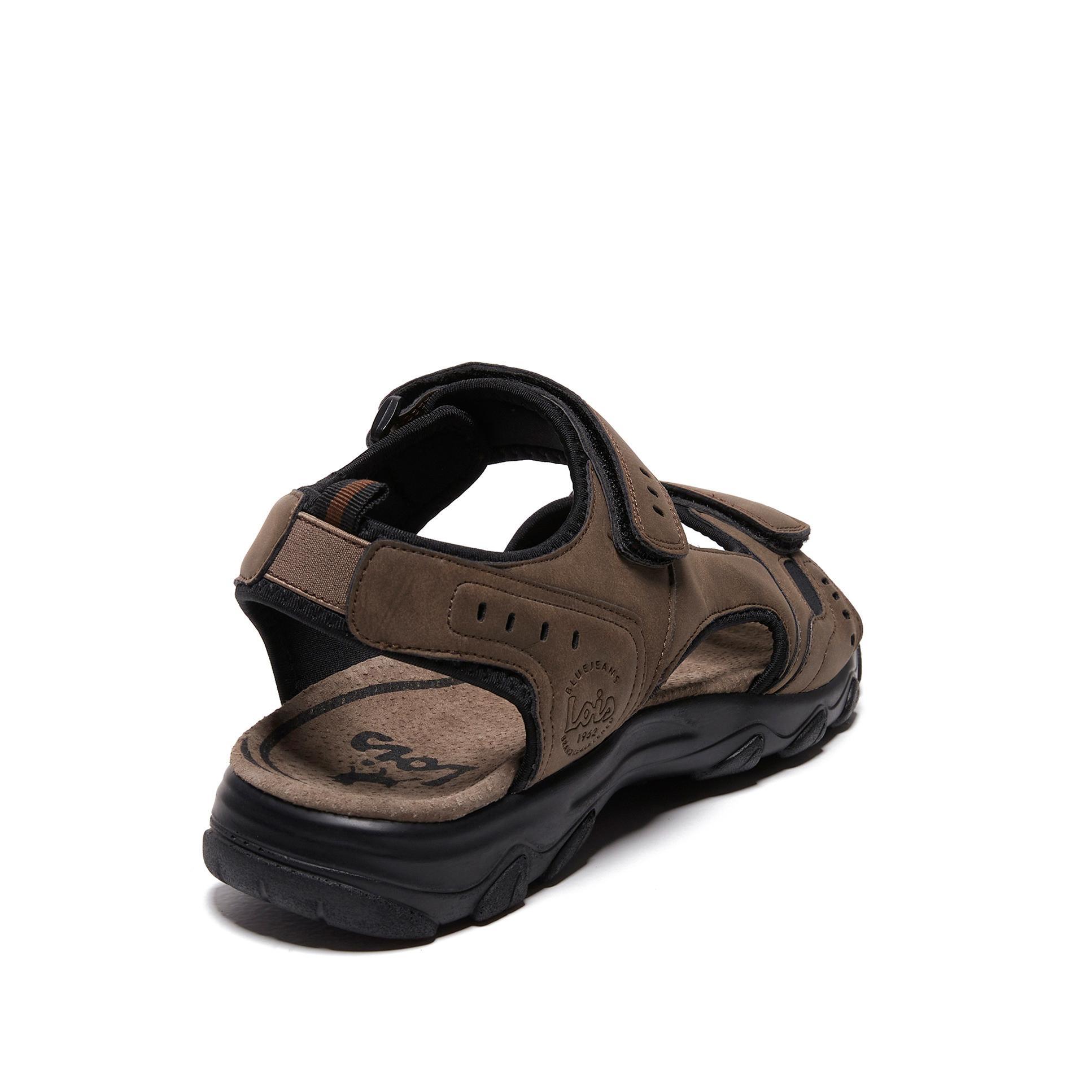 Sandalias Lois Hombre 86056 Marrones 3/5