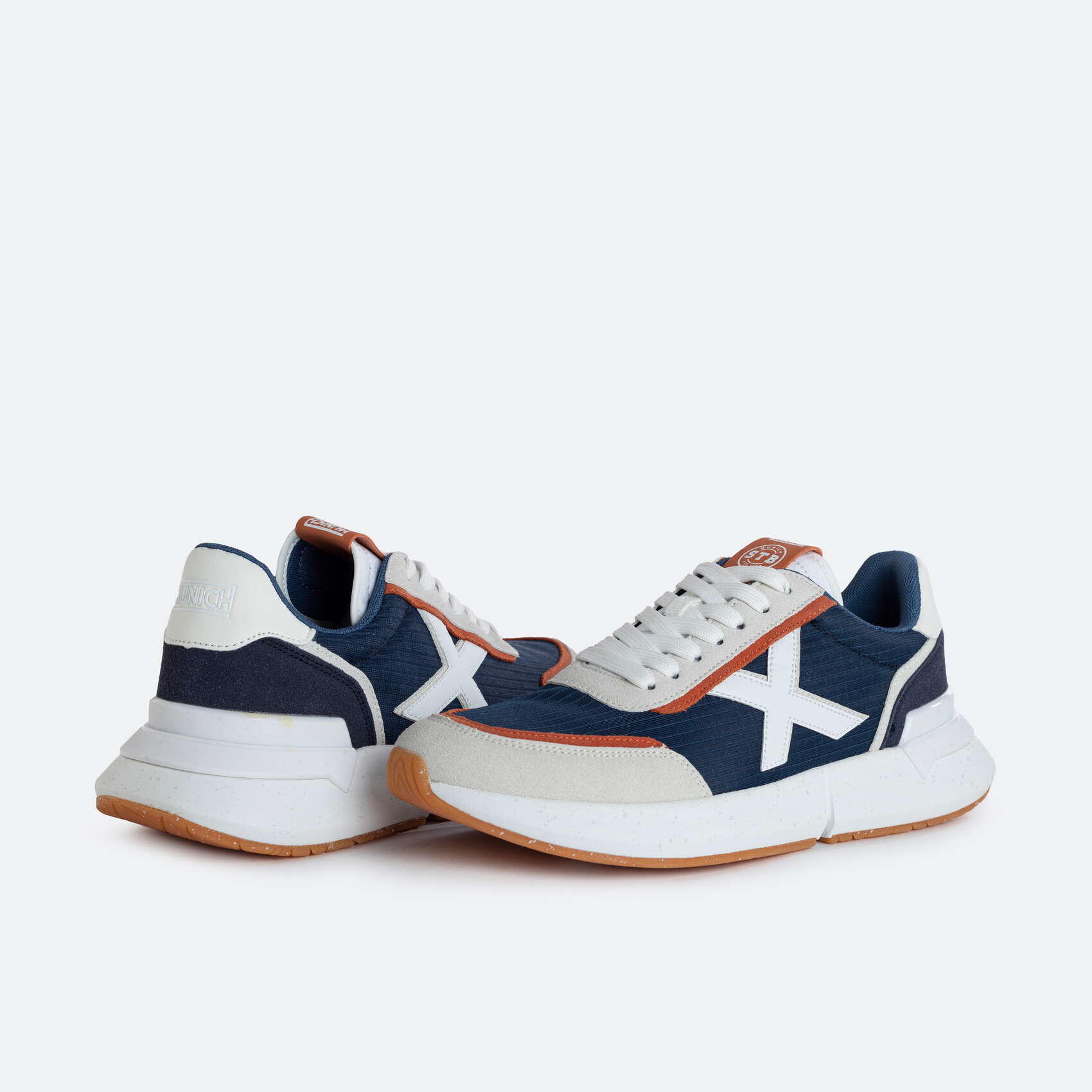 Zapatilla casual MUNICH Versus para hombre marino 5/7