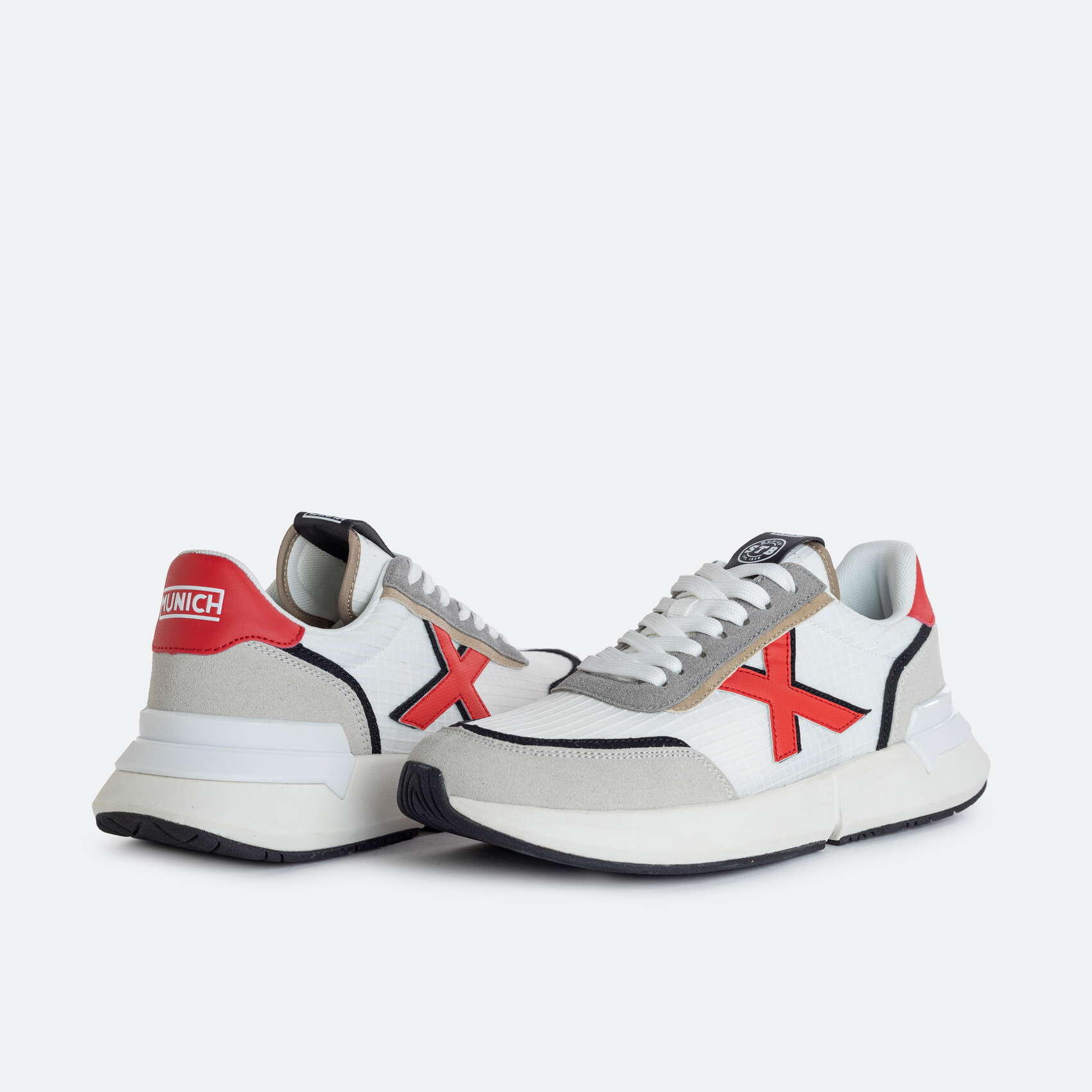 Zapatilla casual MUNICH Versus para hombre blanco 5/5