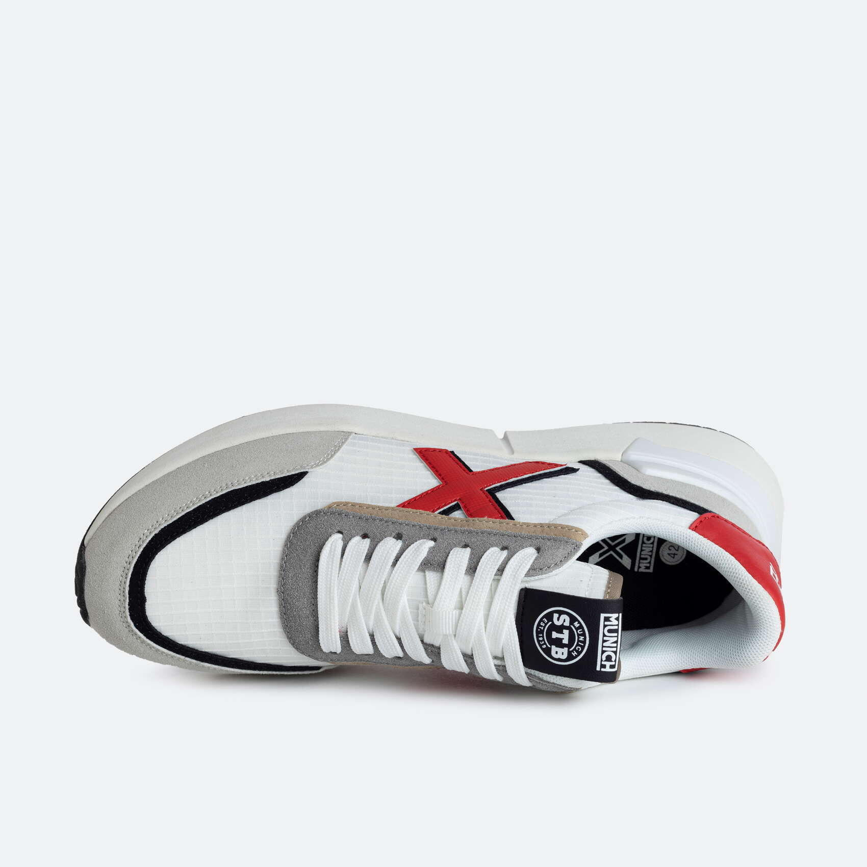 Zapatilla casual MUNICH Versus para hombre blanco 3/5