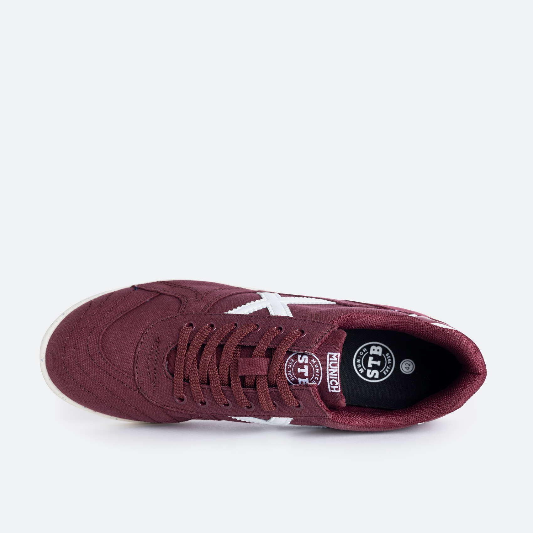 Zapatilla casual MUNICH G3 CANVAS hombre rojo Decathlon
