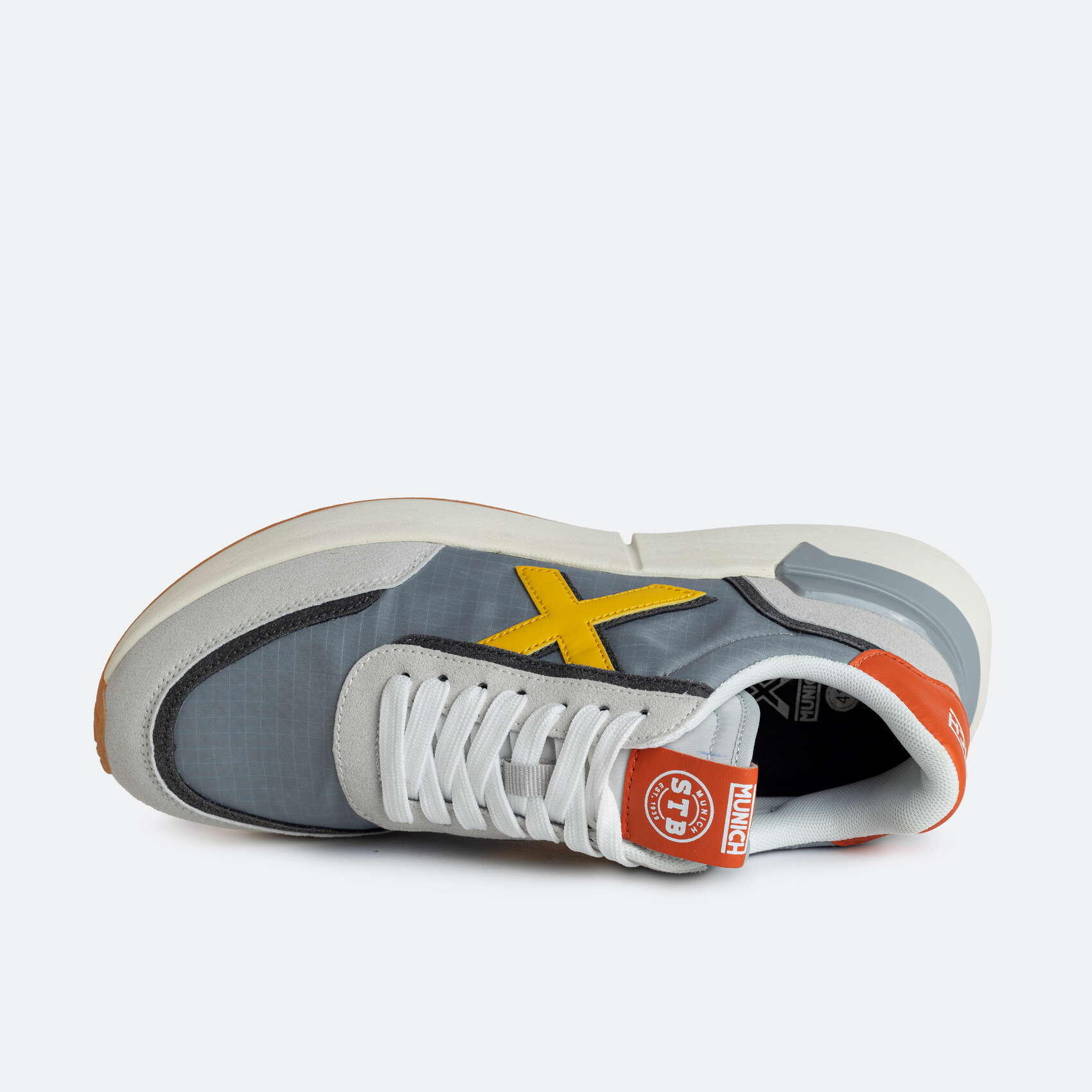 Zapatilla casual MUNICH Versus para hombre gris 3/5