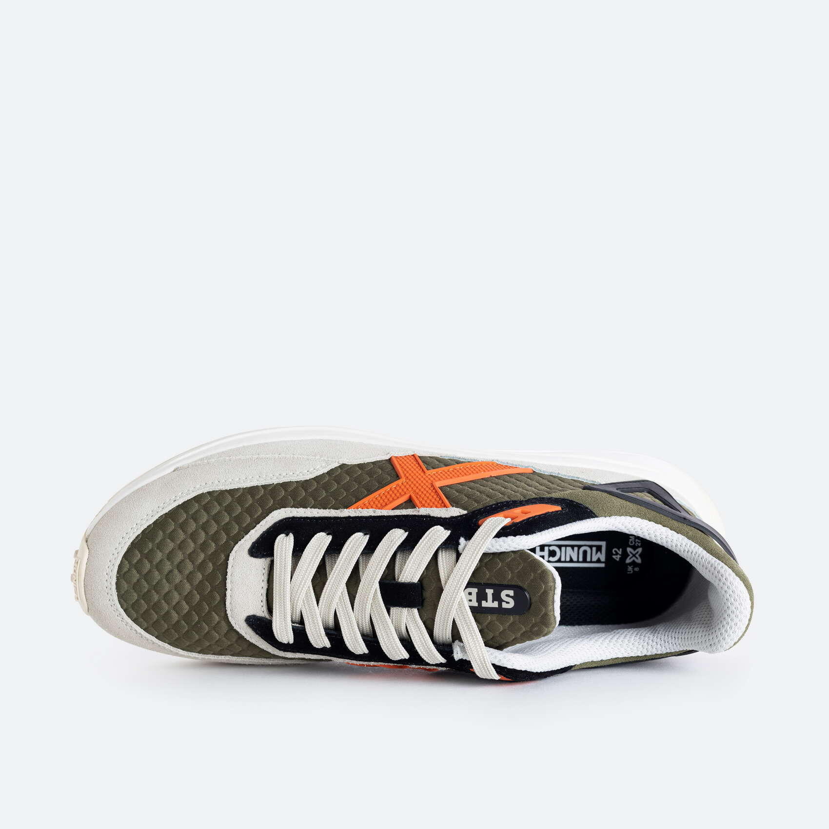 Zapatilla casual MUNICH TIP para hombre caqui 3/5