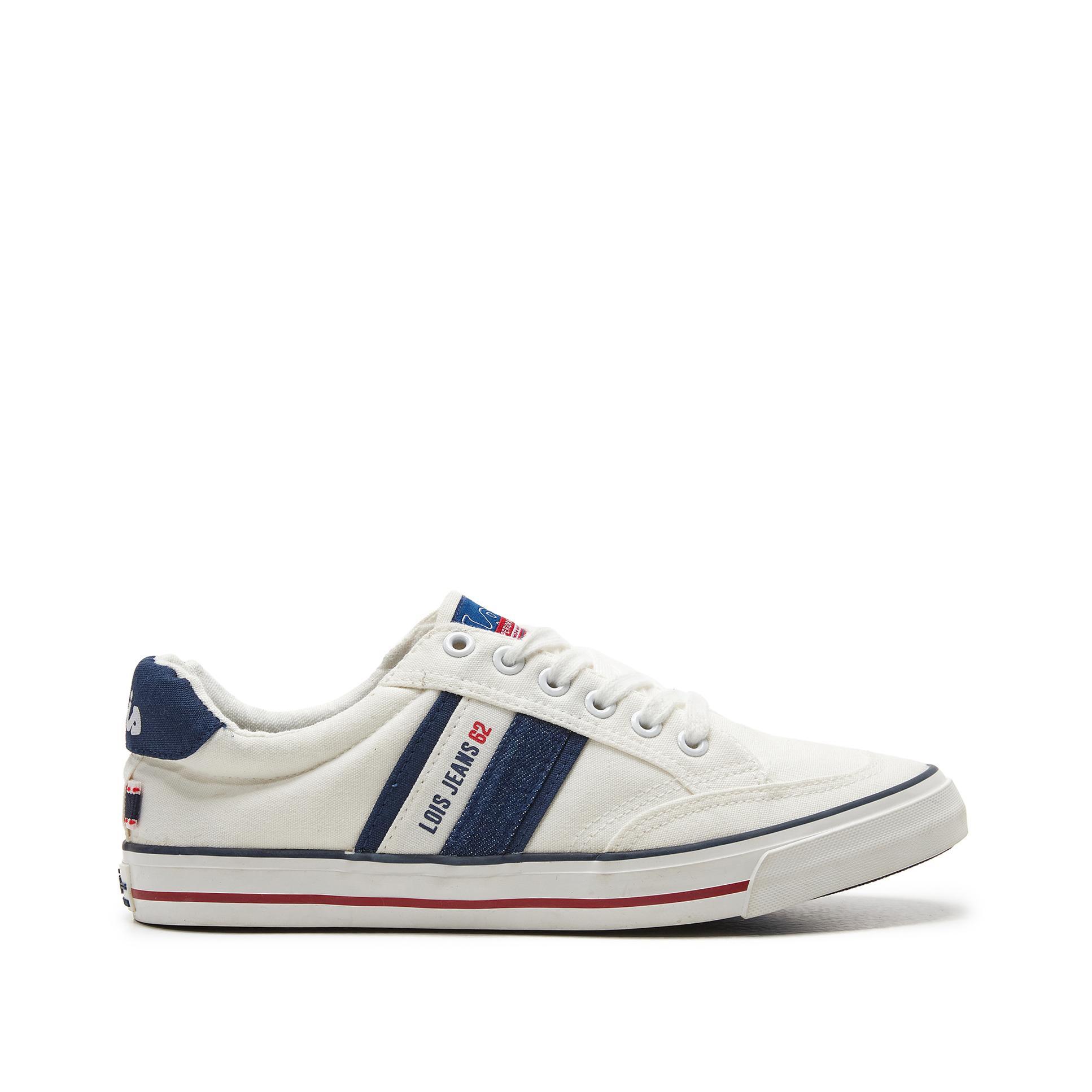 Lois - Chaussure De Randonnée Baskets Homme Lois 61278 Blan - Chaussures De Sport - Blanc|bleu - 43 - Decathlon