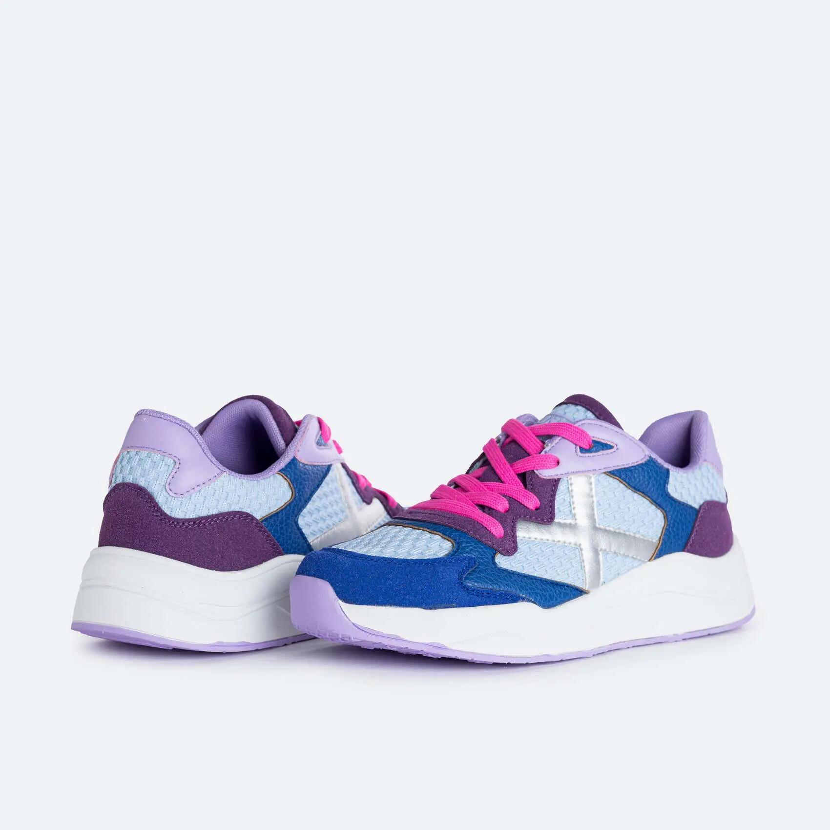 Zapatilla casual MUNICH Mali para mujer azul 5/5