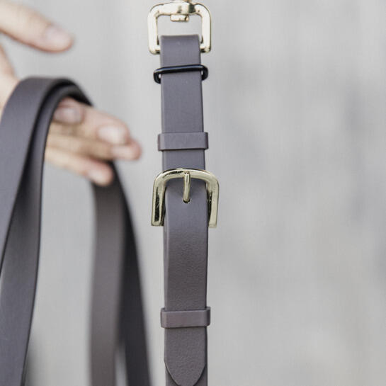 Longe équitation pour cheval de présentation cuir Kentucky 5/7