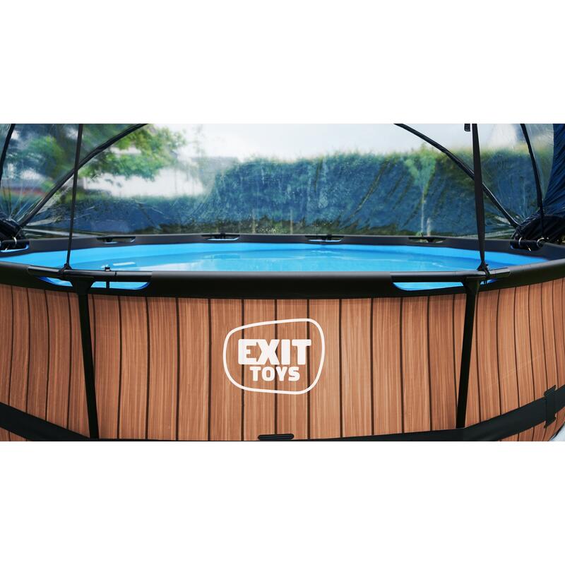 EXIT überdachung pool ø360cm