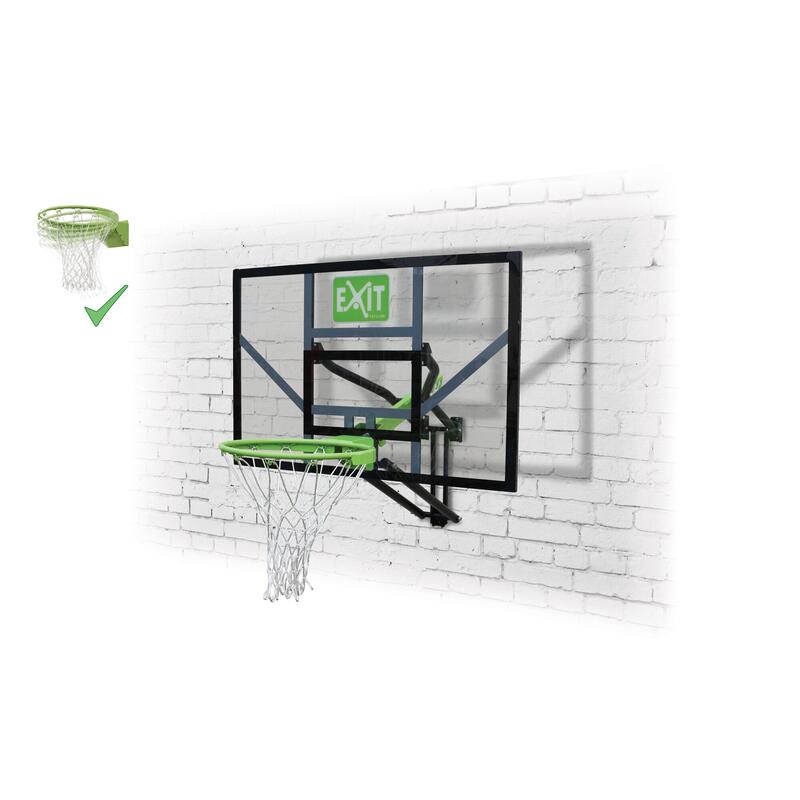 Basketbalmand voor wandmontage met dunkring Exit Toys Galaxy