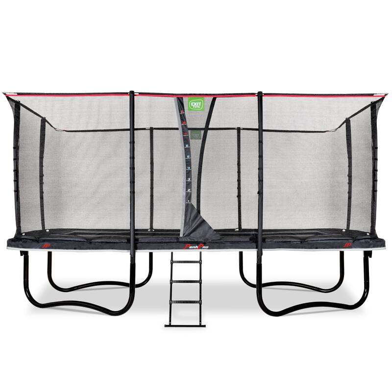 Trampoline - PeakPro - 305 x 519 cm - Zwart - Trampoline