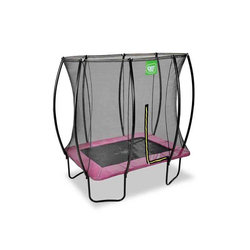 Trampoline EXIT Silhouette 153x214cm - rose