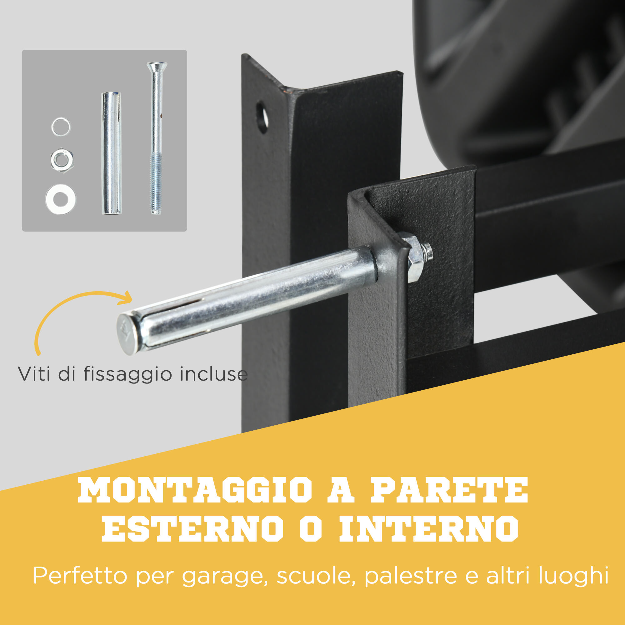 SPORTNOW Canestro Basket da Indoor e Outdoor in Acciaio e PE, 110x90x70 cm 4/7