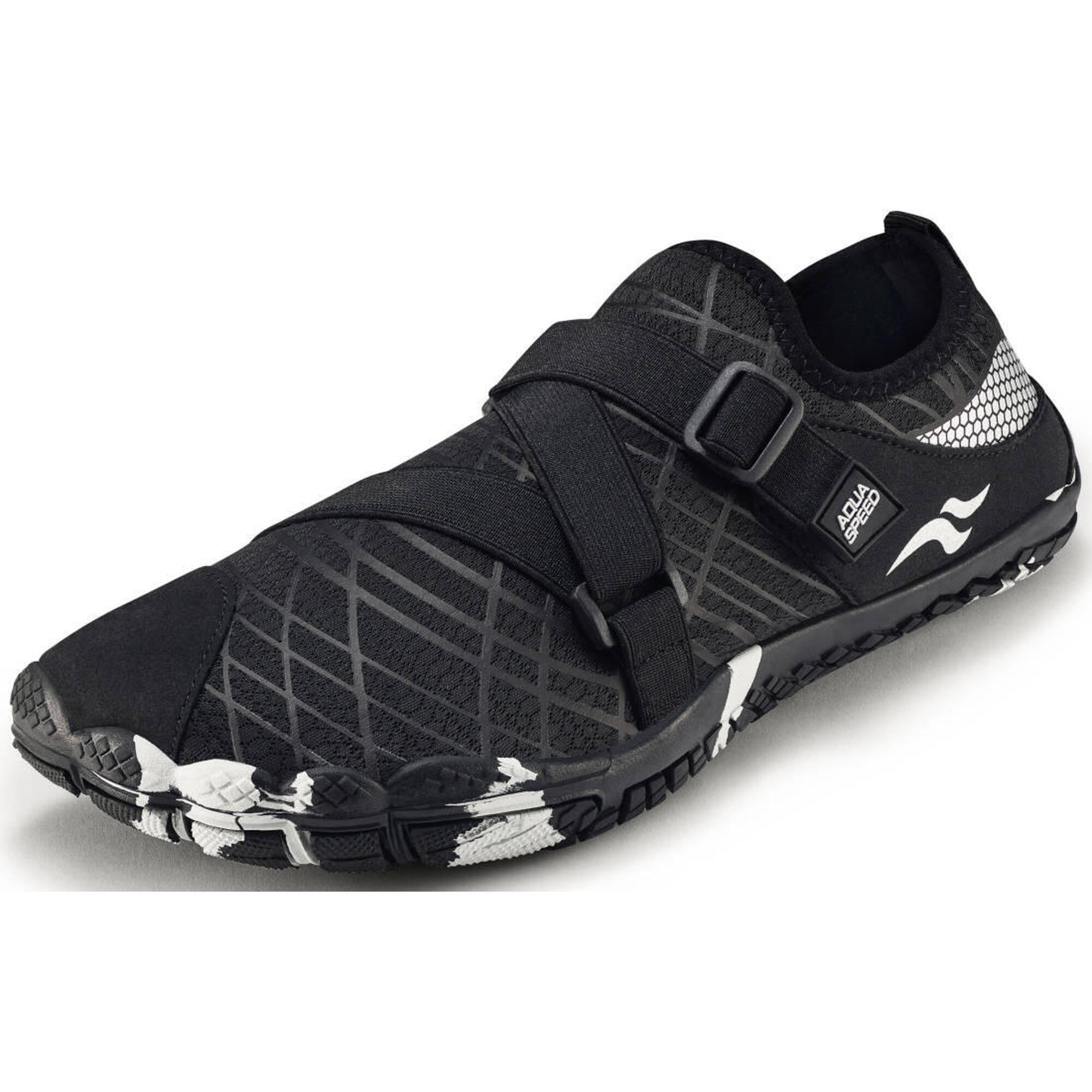 Aqua Speed - Chaussures D'Eau Aqua-speed Tortuga - Aquashoes - Blanc|noir - 41 - Decathlon