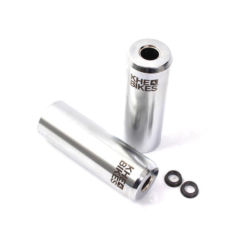 BMX kolíky pro dospělé cnc chróm 10mm/14mm KHEbikes