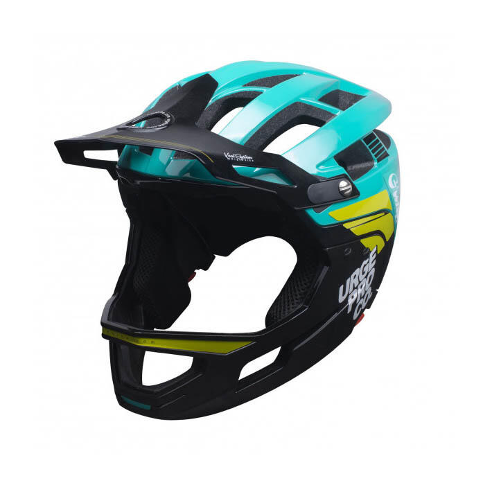 Casque VTT avec mentionière amovible Gringo de la Pampa bleu/noir