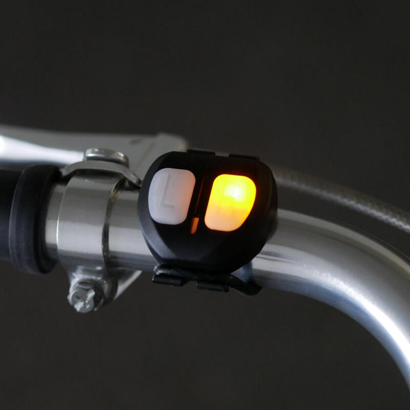 Overade TURN: Rücklicht Fahrrad/Helm - Blinklicht R/L - 5 Leuchtmodi