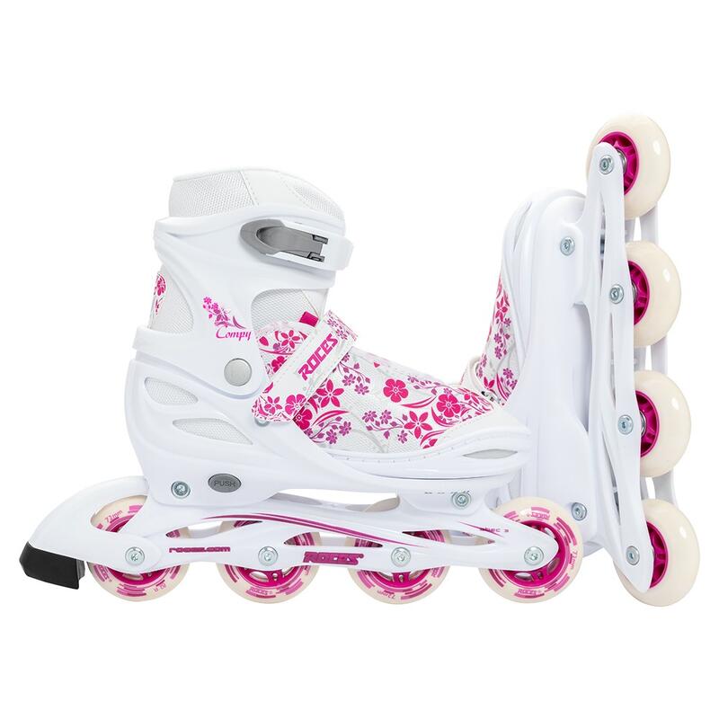 Roces inline skates Compy 8.0 meisjes wit/roze