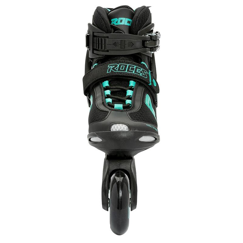 Roces Icon Inline Skates Softboot Damen 80 mm 82A schwarz/aqua