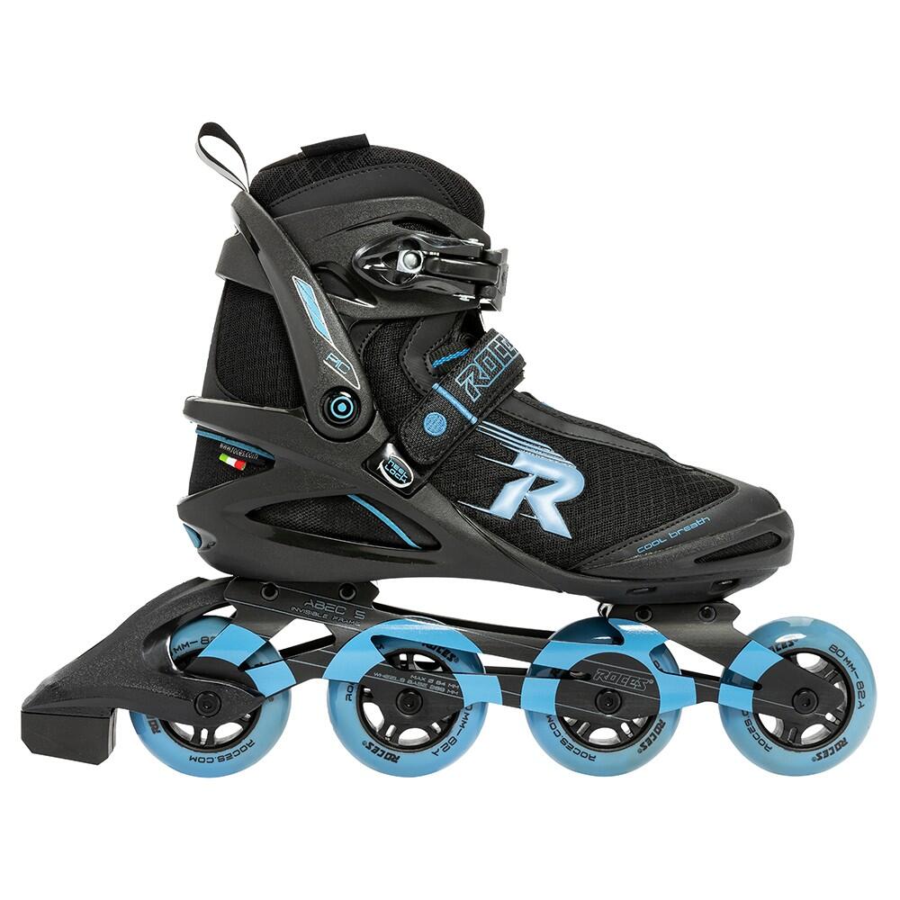 PIC TIF 80 – Patins en ligne – Noir – Bleu 2/6