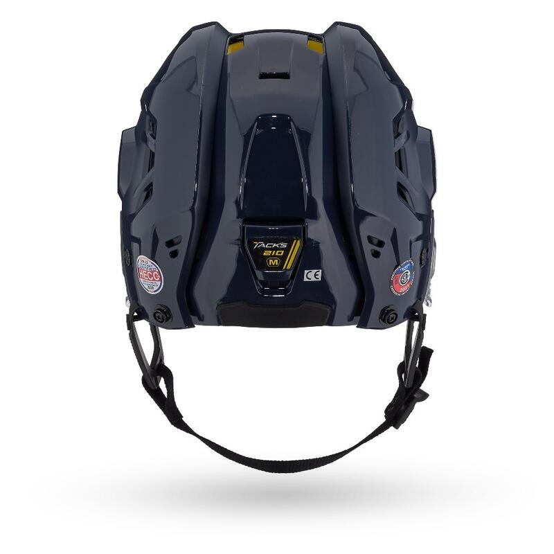 Eishockey-Helm Navy Erwachsene CCM TACKS 210 Combo