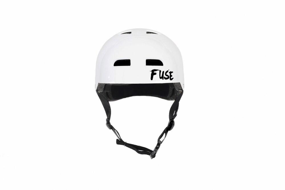 Alpha – kask BMX – błyszcząca biel