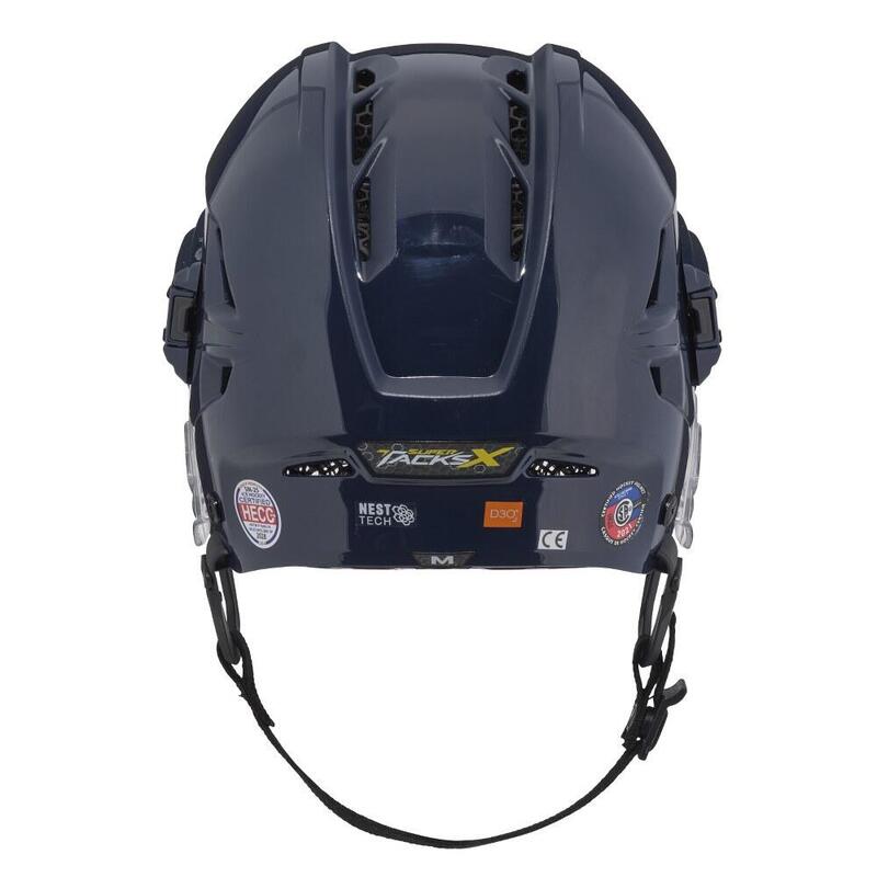 Eishockey-Helm Navy Erwachsene CCM SUPER TACKS X