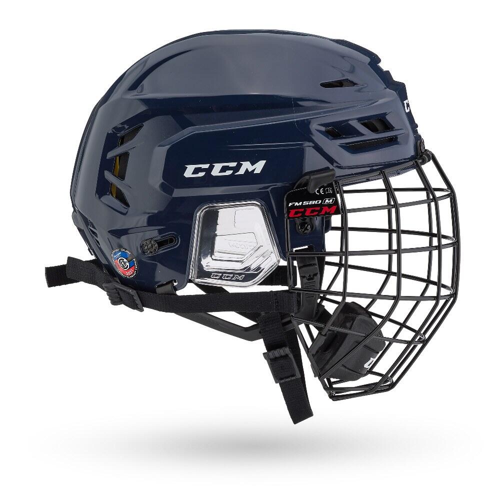 Tacks 210 Combo Casco de hockey sobre hielo - Azul oscuro 4/7