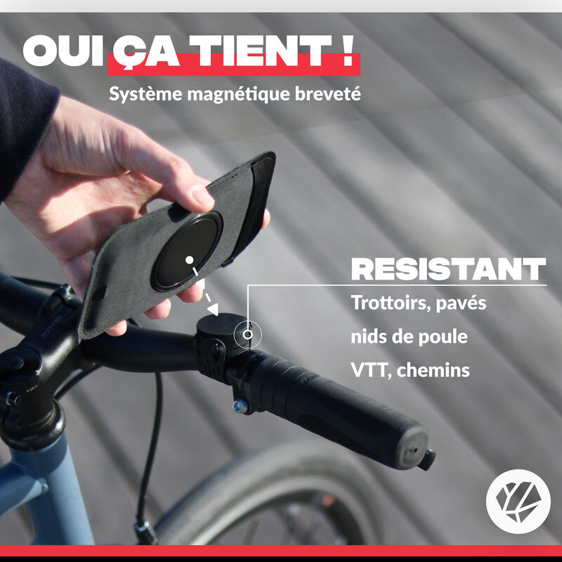 Support de téléphone magnétique pour vélo et trottinette