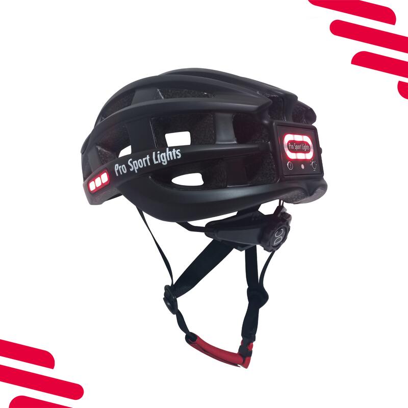 Casque de vélo avec éclairage - Eclairage LED - Micro USB Rechargeable