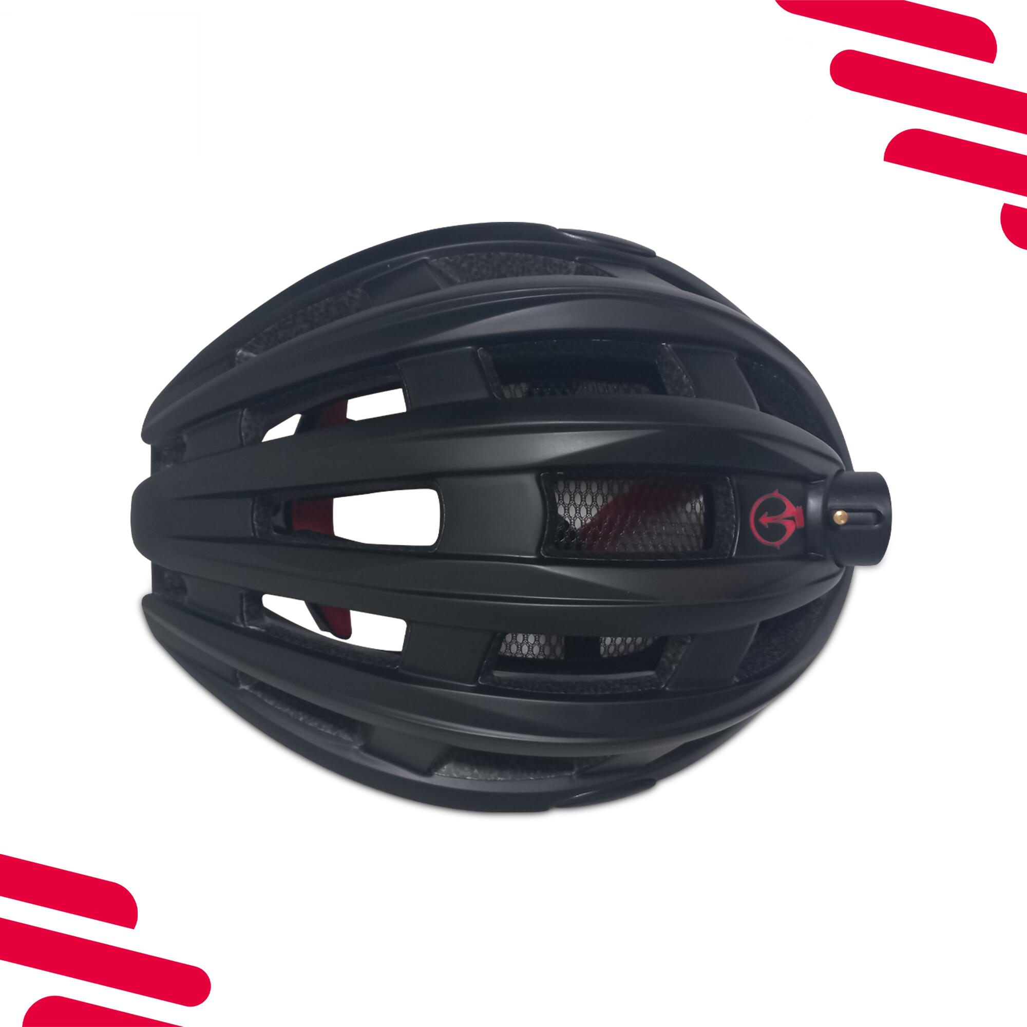 Casque de velo avec lumieres USB rechargeable PRO SPORT LIGHTS Decathlon