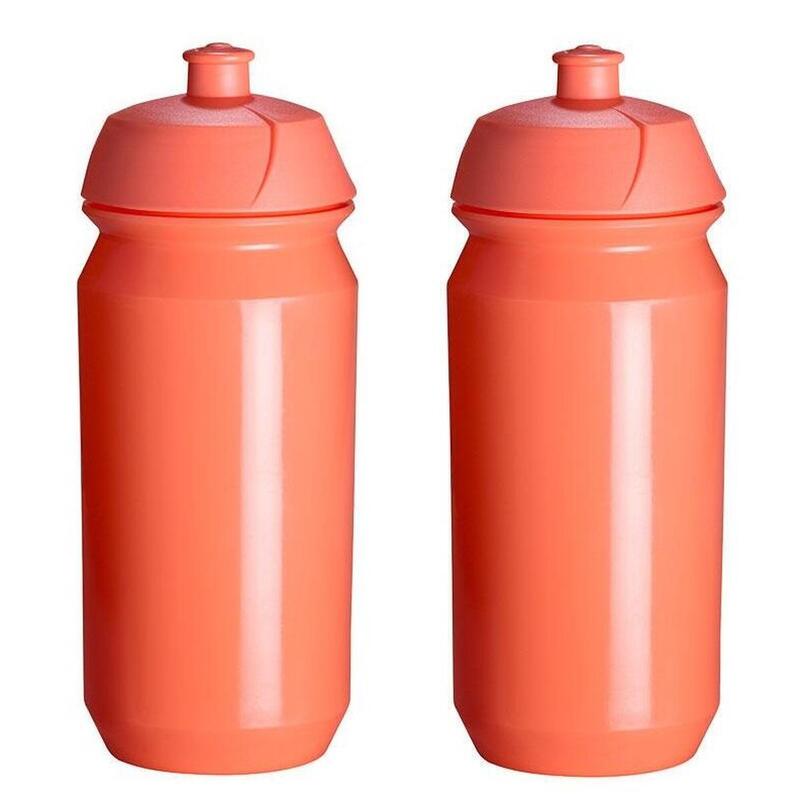 2 x Bidon - 500 ml - Koraal - Drinkbus