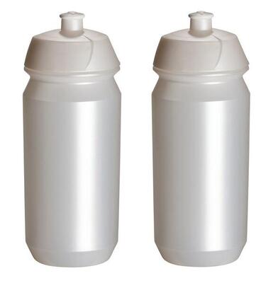 2 x bidon - 500 ml - parelmoer drinkbus