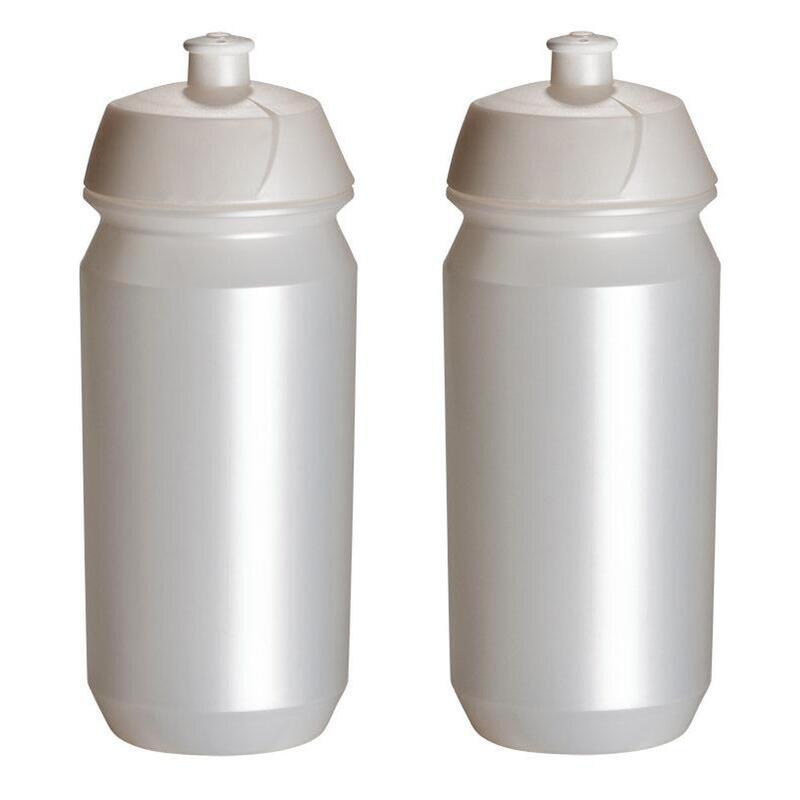 2 x Bidon - 500 ml - Parelmoer Drinkbus