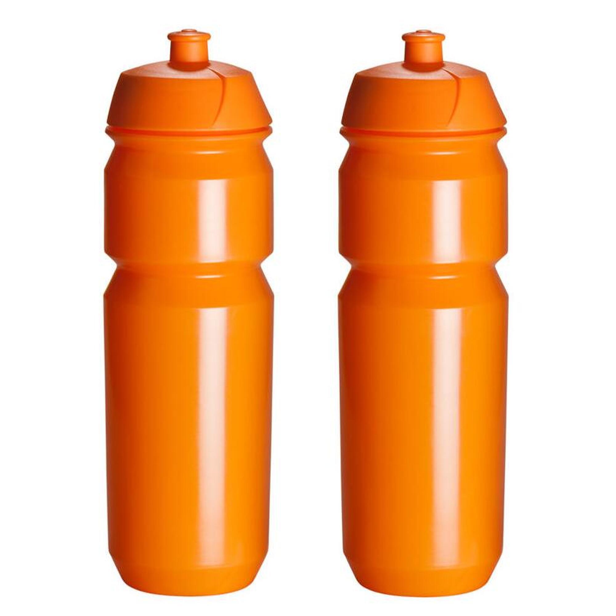 Tacx - Bidon - 2x 750ml - Shiva - Orange - Bouteille D'Eau - Bidon - Orange - 750 Ml - Decathlon