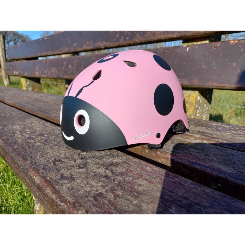 Casque de vélo pour enfant - Rose - Petit