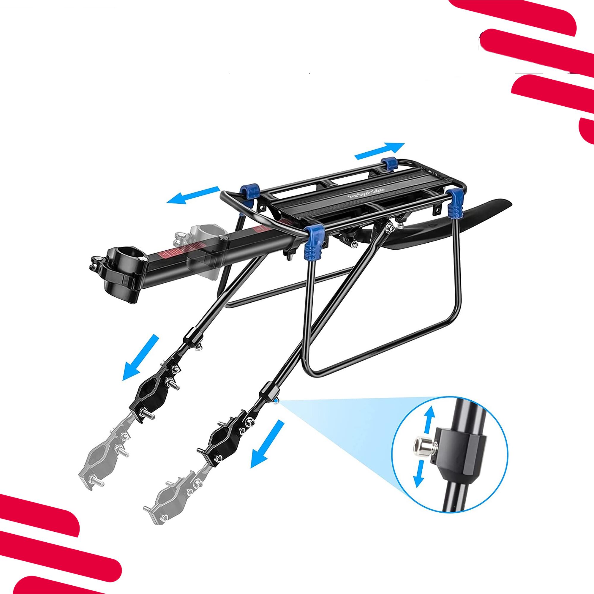 Mountainbike Bagagedrager en spatbord - Fiets Rek Achter met QR 5/7
