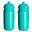 Bouteille d'eau - 2x 500ml - Shiva - Menthe - Boite à boisson