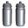 Trinkflasche - 2x 500ml - Shiva - Silber - Trinkflasche