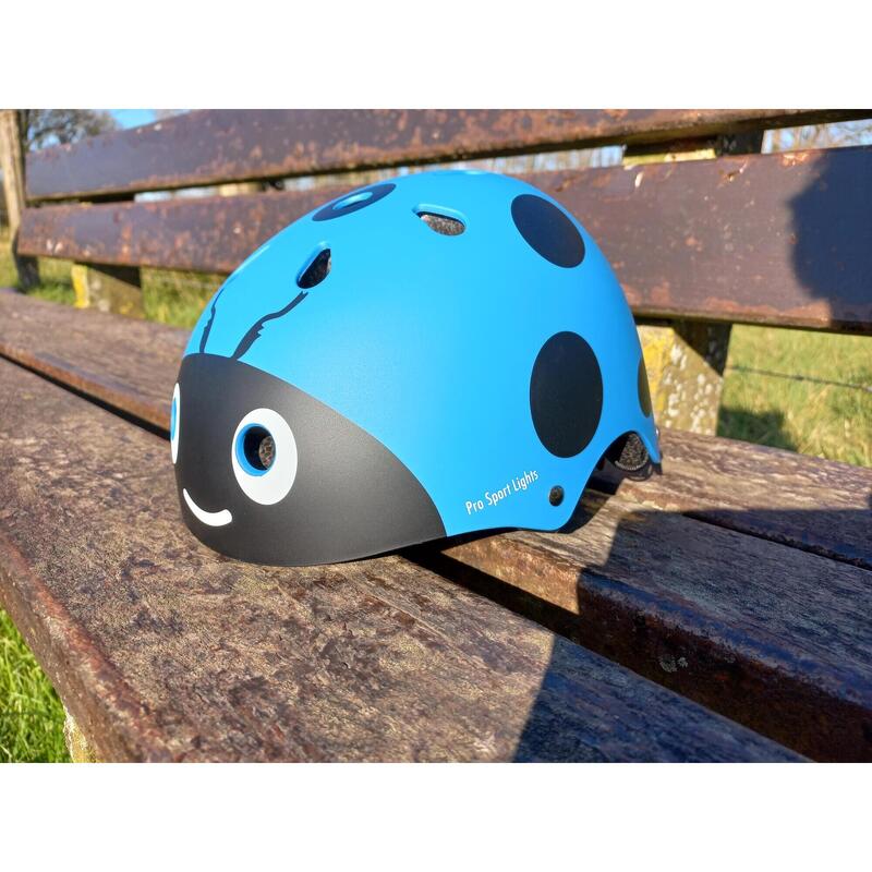 Casque vélo enfant - Bleu - Petit