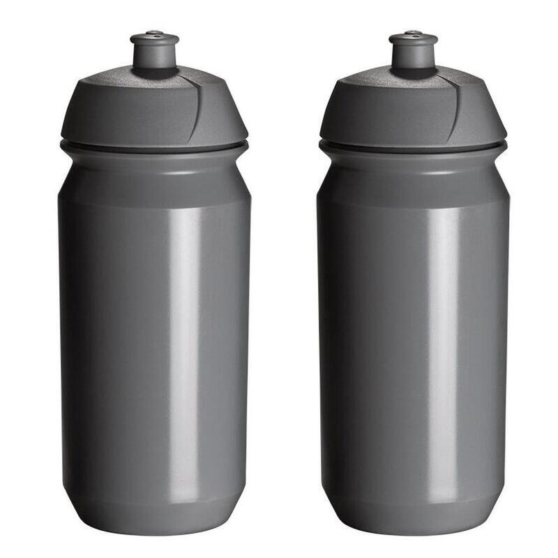 2 x Bouteilles à boissons - 500 ml - Gris Bouteille de boisson