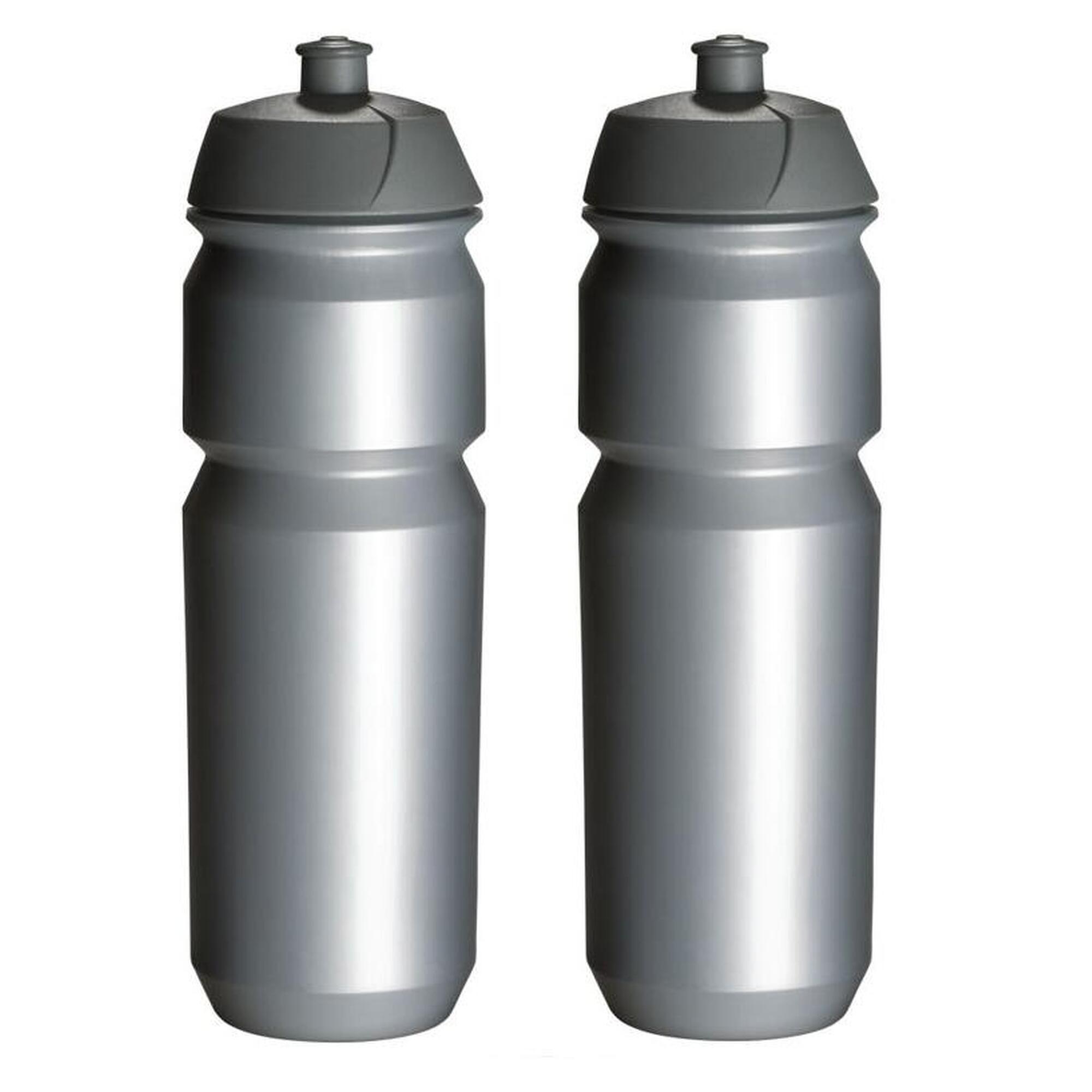 TACX Drinkbus - 2x 750ml - Shiva - zilver - Bidon