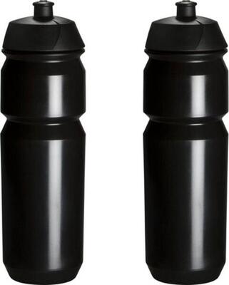 Wasserflasche - 2x 750ml - Shiva - Transparent Blau - Trinkflasche